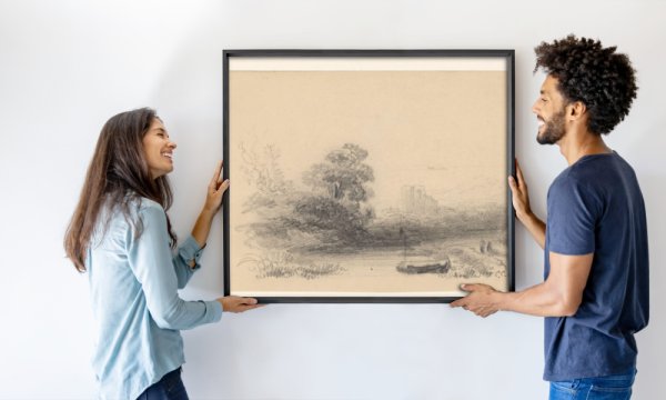 Constantinus Cornelis Huysmans (signed by artist)