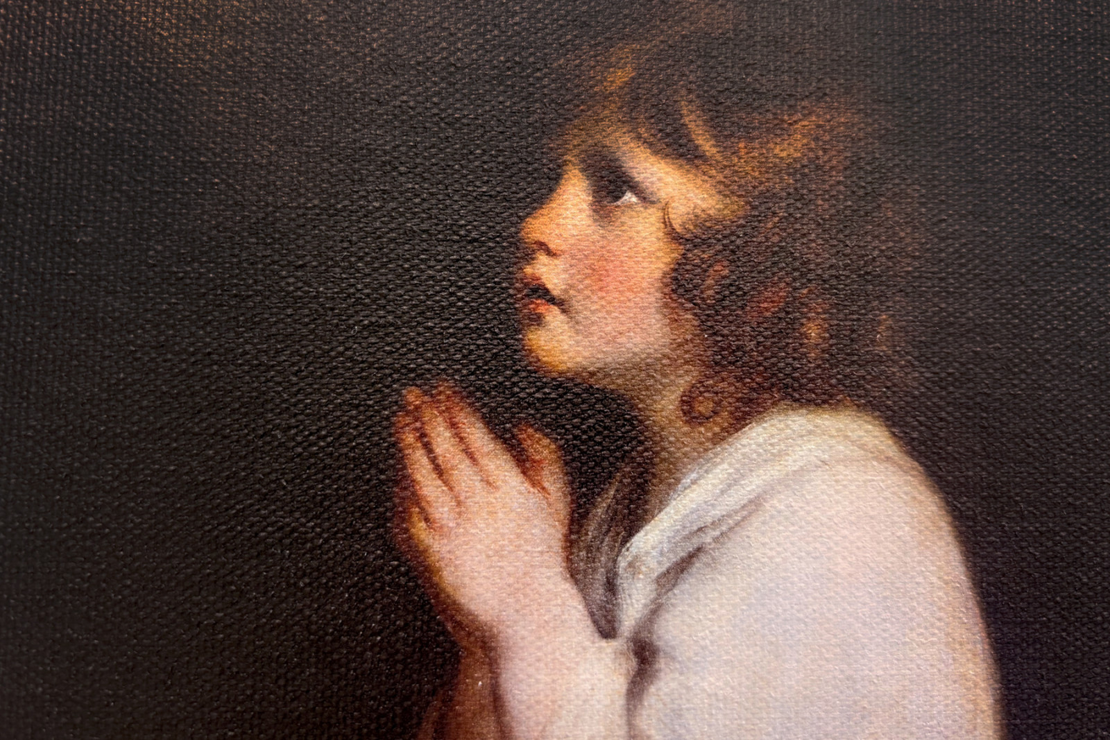 Le petit Samuel en prière, 1777, 0,89 x 0,7 m, musée Fabre, Montpellier - Joshua Reynolds