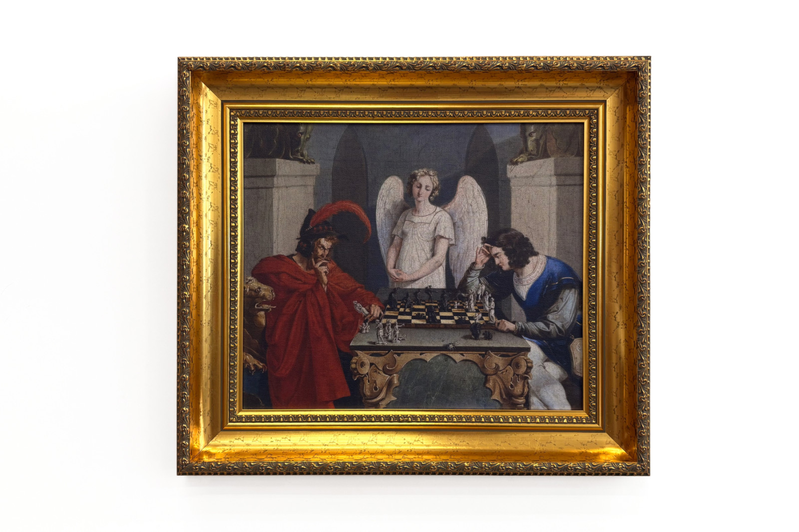 Faust et Méphistophélès jouant aux échecs - Unbekannt Unbekannt