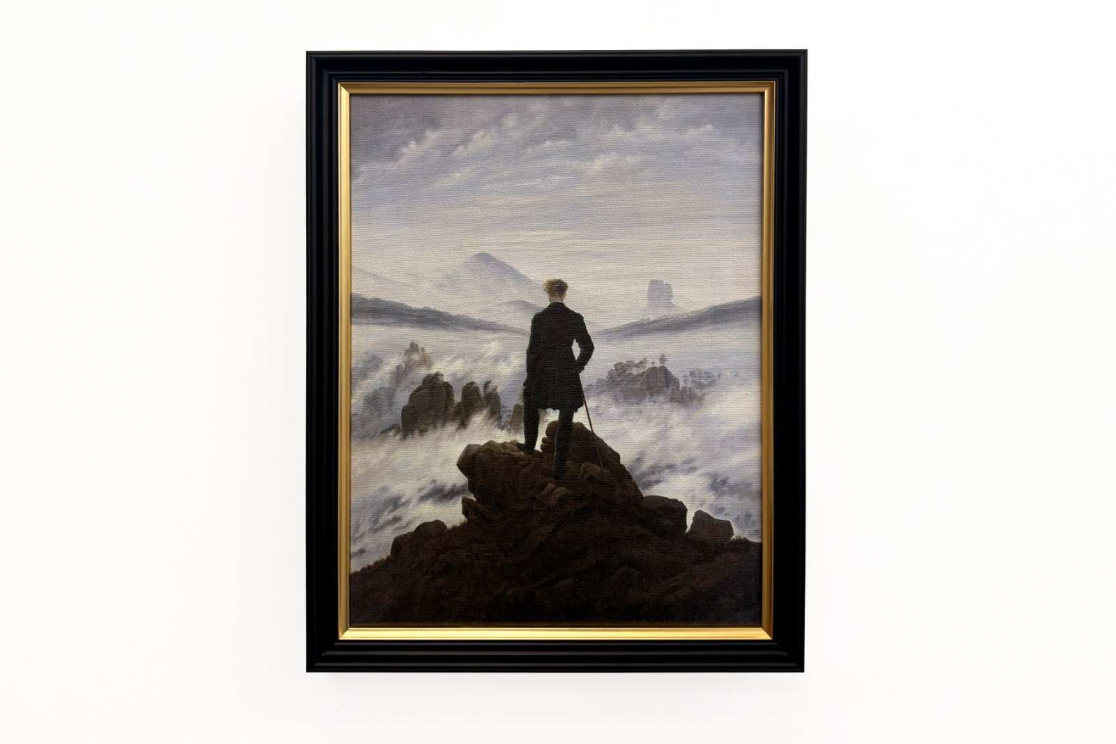 Le Voyageur contemplant une mer de nuages - Caspar David Friedrich