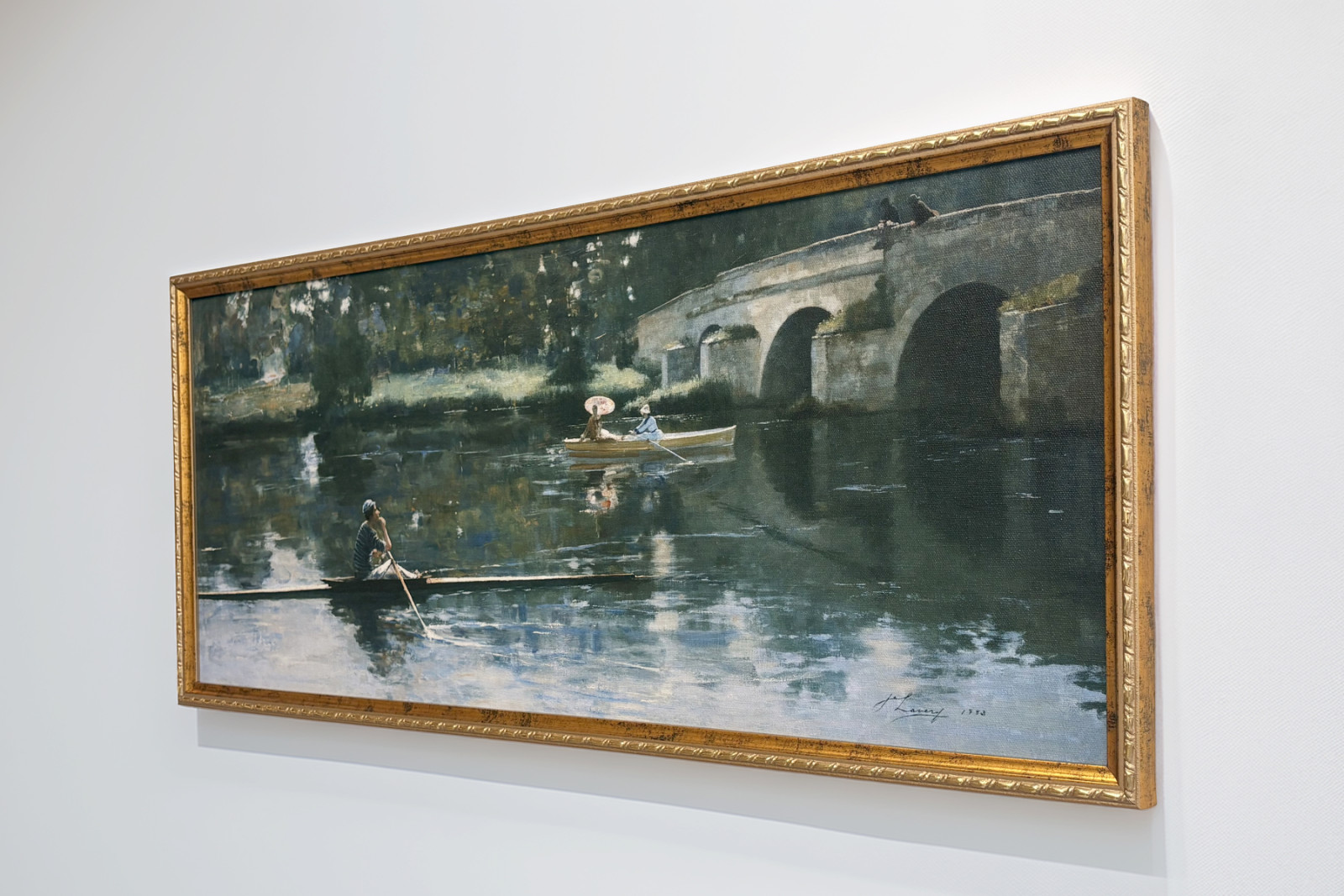 Le pont à Grez, 1883 - John Lavery