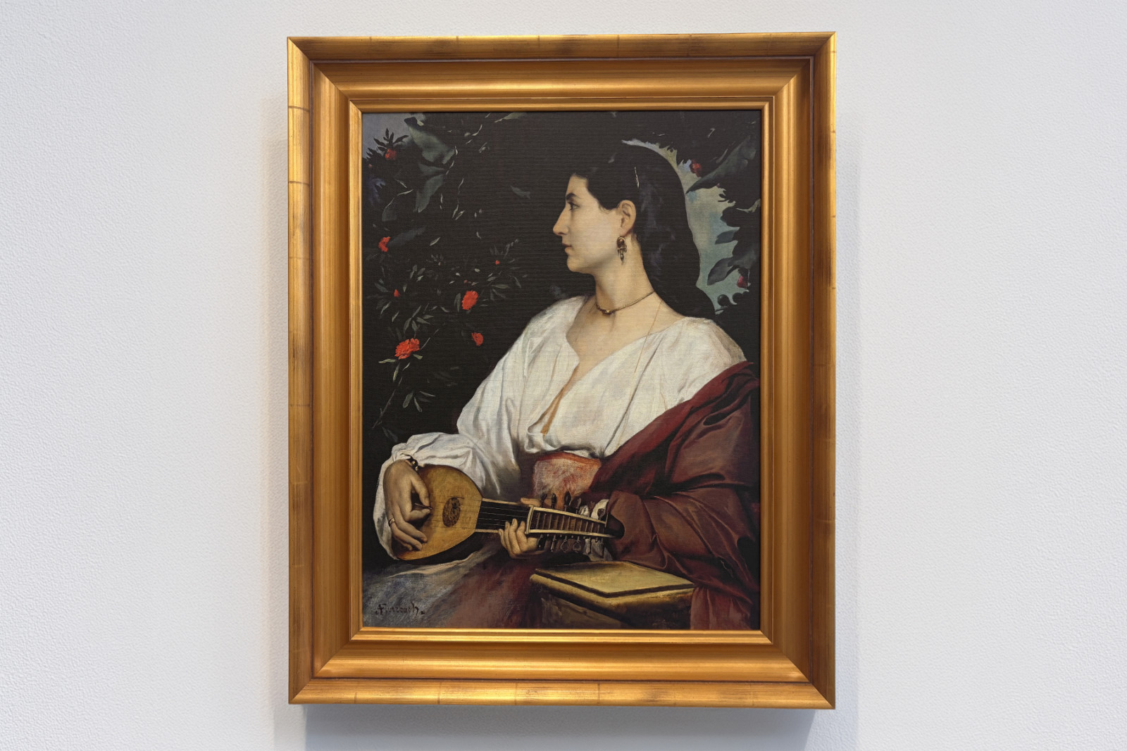 Le joueur de mandoline, 1865 - Anselm Feuerbach