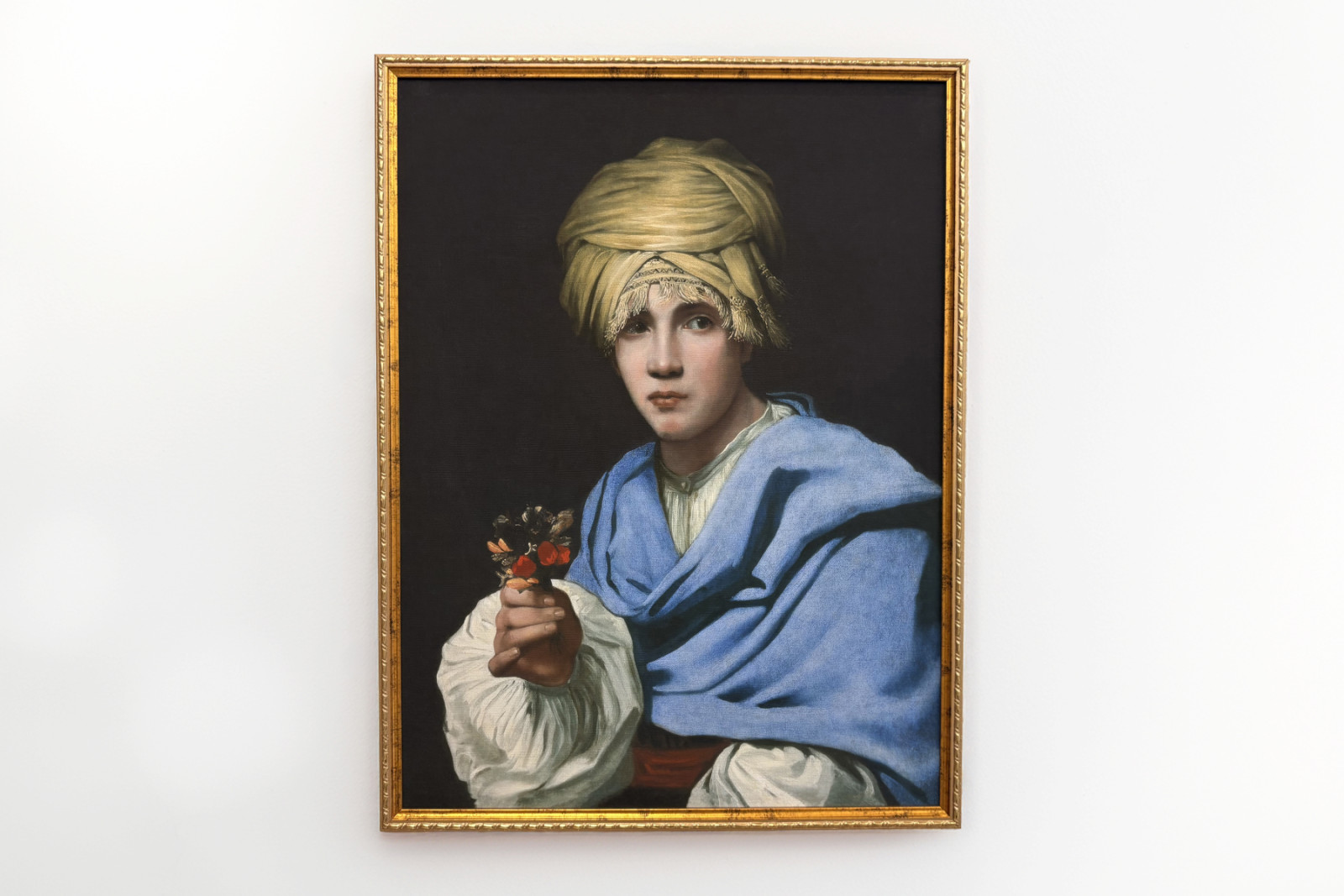 Garçon en turban tenant un bouquet - Michiel Sweerts