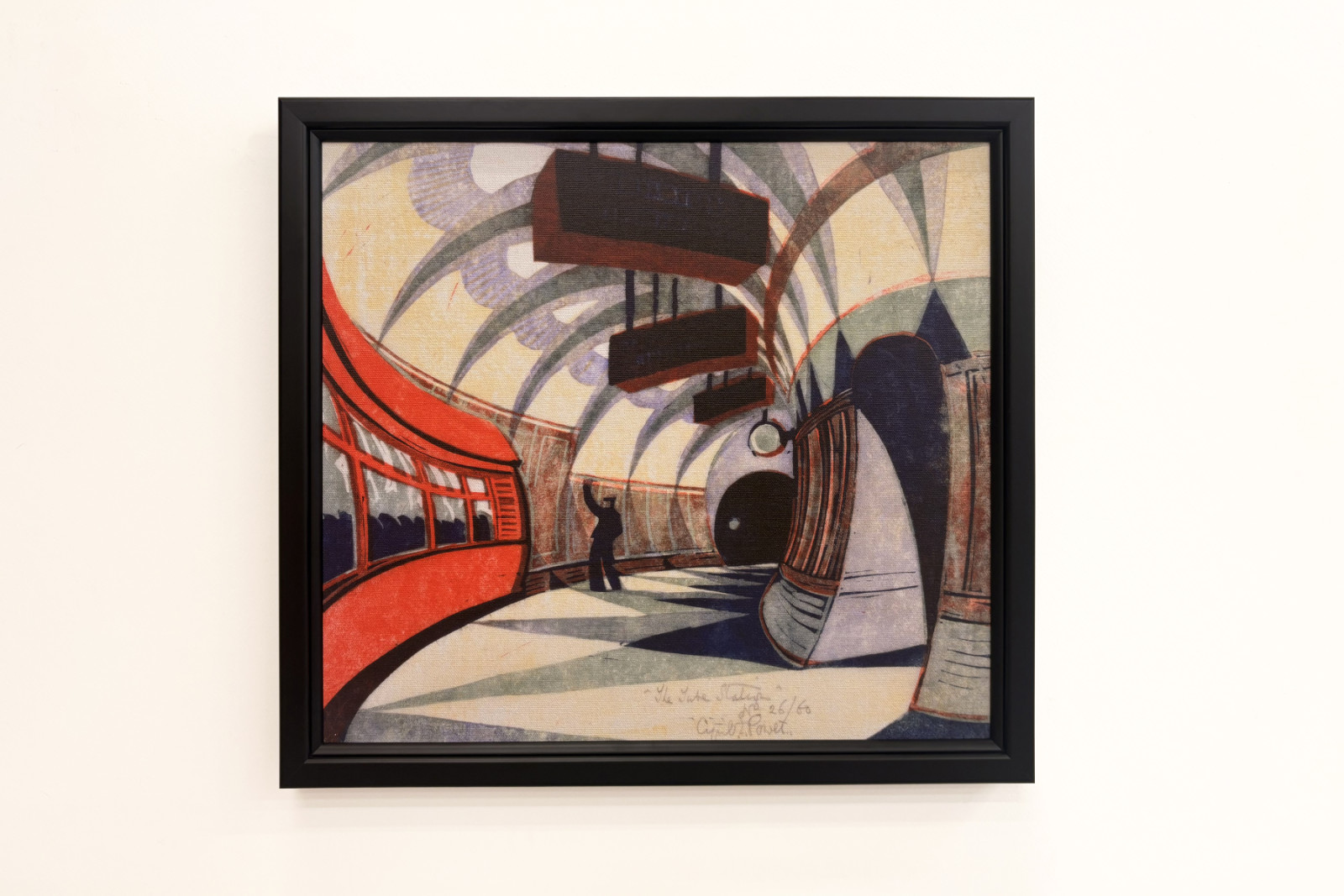 Le train souterrain, vers 1932 - Cyril Edward Power