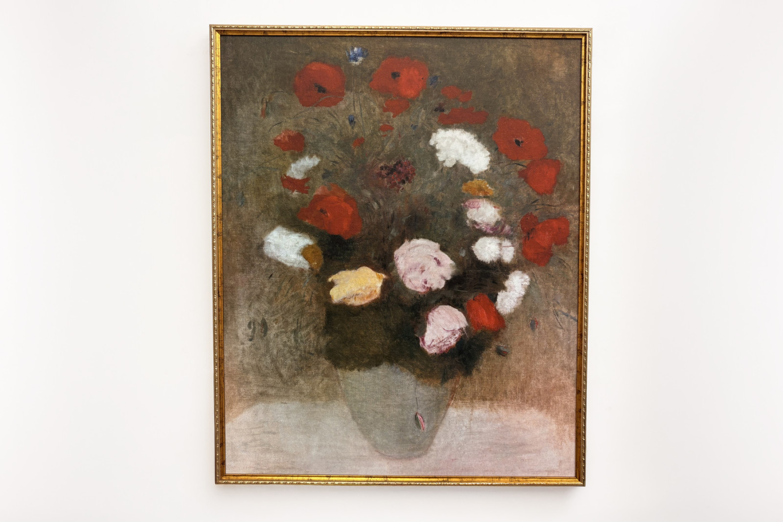 Bouquet avec des coquelicots Peinture d'Odilon Redon (1840-1916) - Odilon Redon