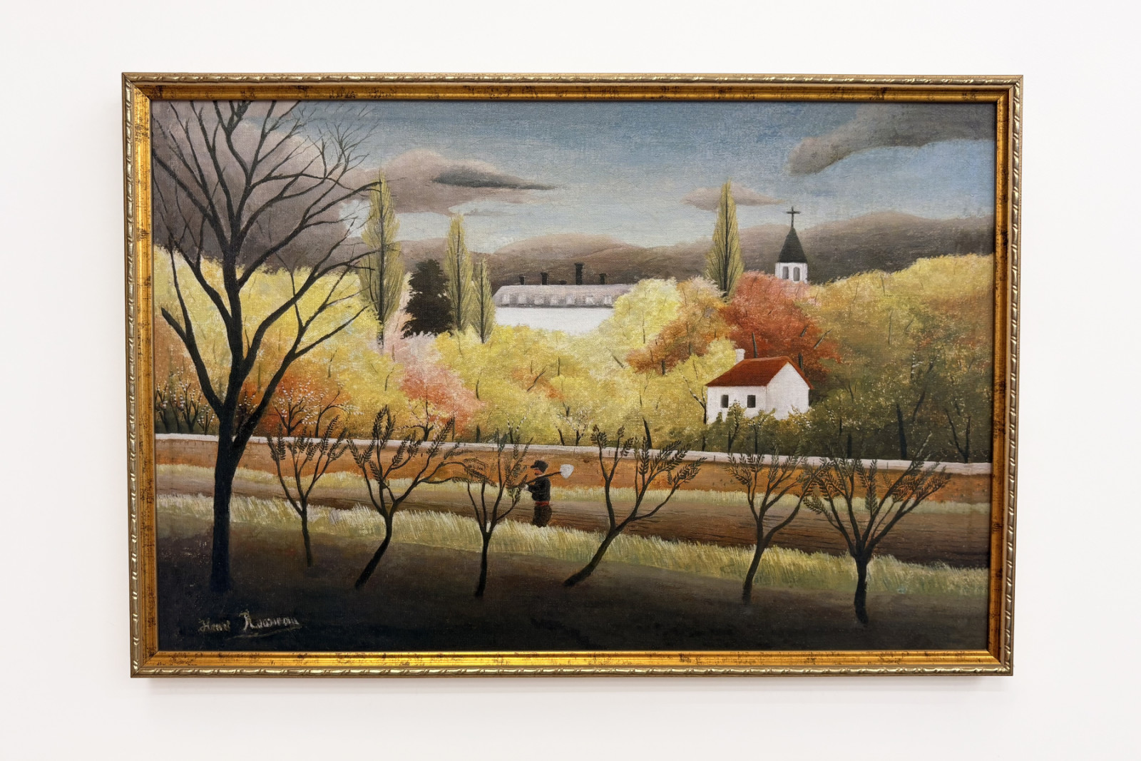 Paysage avec paysan - Henri Rousseau