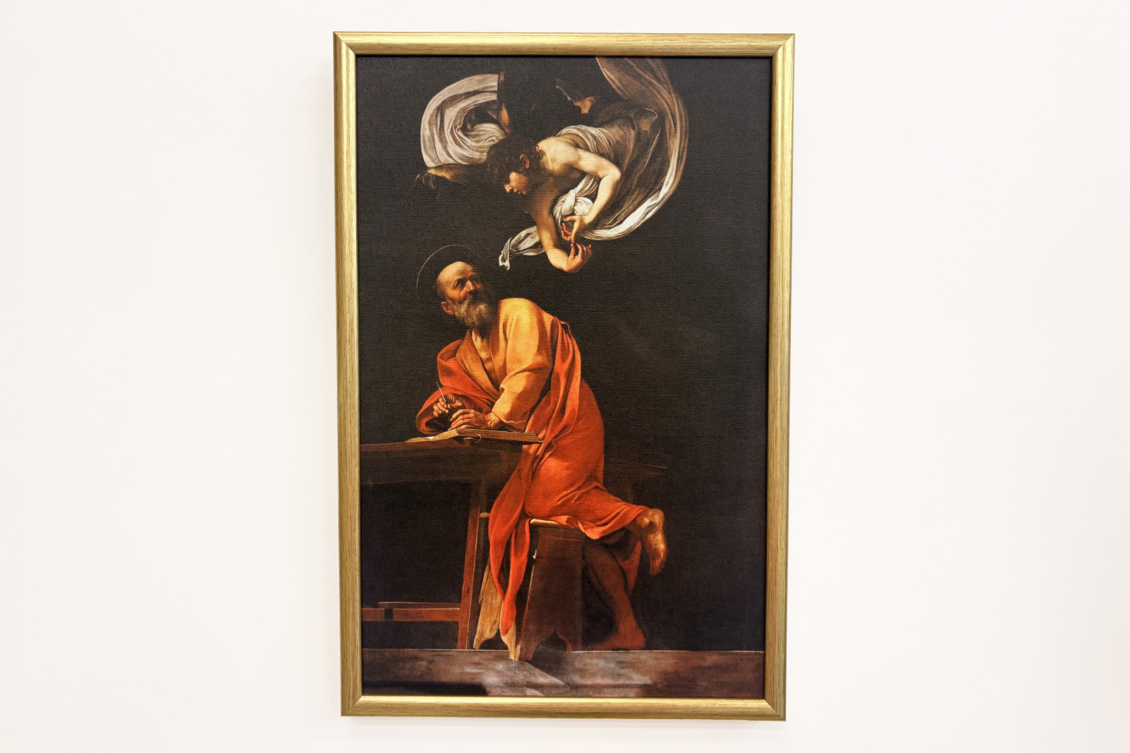 L'Inspiration de Saint Matthieu - Michelangelo Merisi Caravaggio