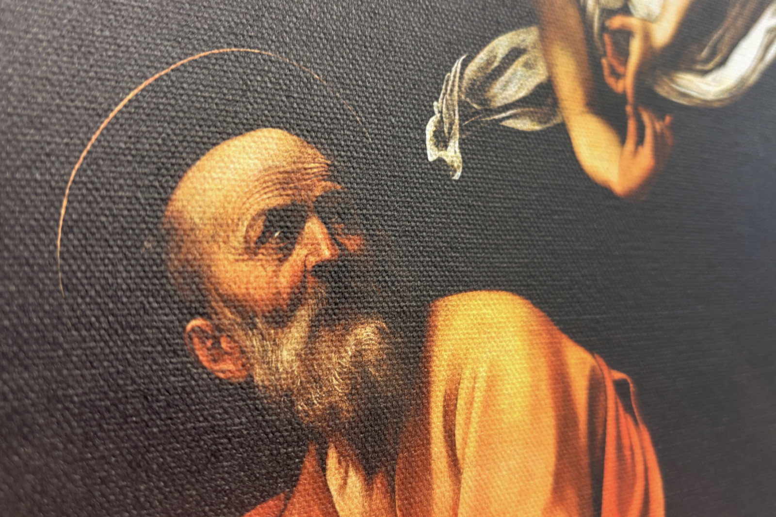L'Inspiration de Saint Matthieu - Michelangelo Merisi Caravaggio