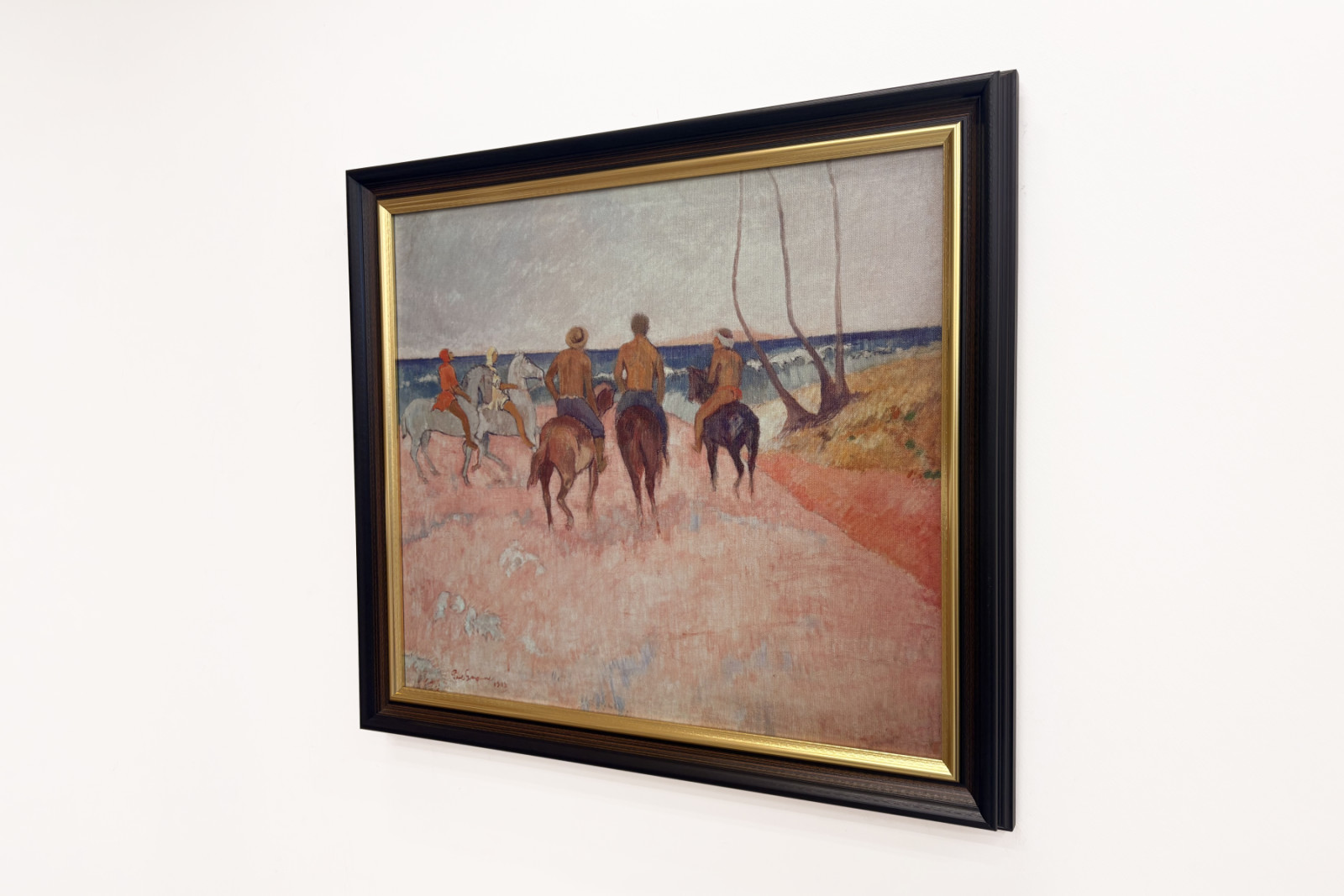 Cavalier sur la plage - Paul Gauguin