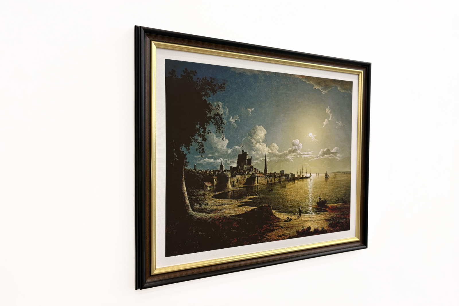 Scène au clair de lune, Southampton, 1820 - Sebastian Pether