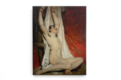 Nu masculin, les bras levés - William Etty