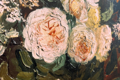 Roses et tournesols