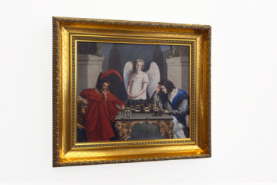 Faust et Méphistophélès jouant aux échecs