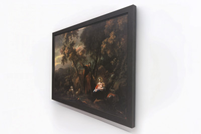 Repos pendant la fuite en Égypte, XVIIe siècle - Nicolaes Pietersz. Berchem