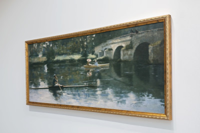Le pont à Grez, 1883 - John Lavery