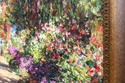 Un chemin dans le jardin de Monet, Giverny, 1902