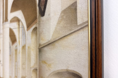 Intérieur de la Sint-Odulphuskerk à Assendelft, 1649