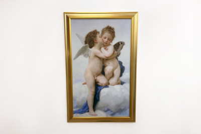 Cupidon et Psyché enfants, Le premier baiser, 1890 - William-Adolphe Bouguereau