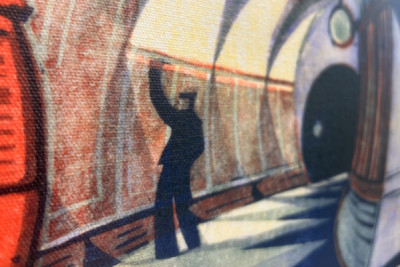 Le train souterrain, vers 1932 - Cyril Edward Power