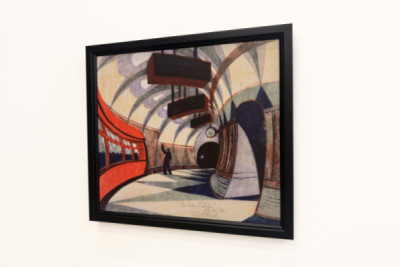 Le train souterrain, vers 1932 - Cyril Edward Power