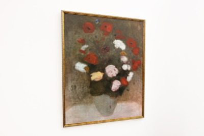Bouquet avec des coquelicots Peinture d'Odilon Redon (1840-1916) - Odilon Redon