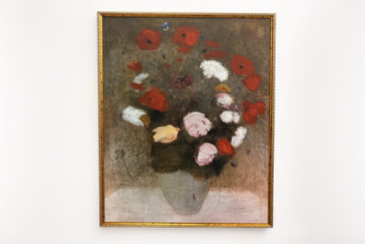Bouquet avec des coquelicots Peinture d'Odilon Redon (1840-1916) - Odilon Redon