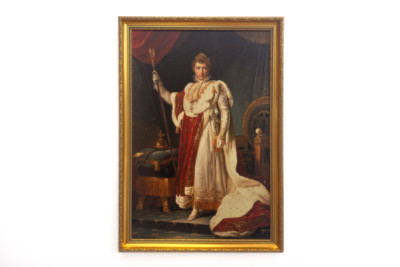 Napoléon en robes de couronnement, c.1804