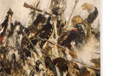 Le vieux Dessauer à la bataille de Turin, 1883