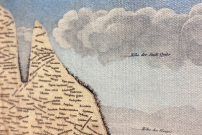 Géographie des plantes dans les pays tropicaux, une étude des Andes, dessinée par Schoenberger et Turpin, imprimée par Langlois, Paris