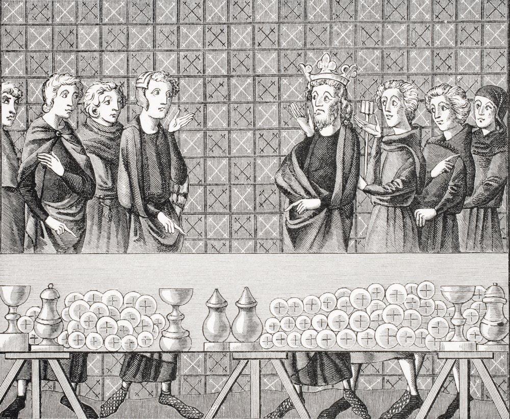 Courtisans amassant des richesses aux dépens des pauvres, d