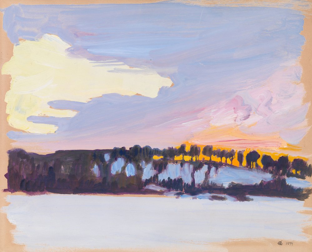 Paysage du soir - Akseli Gallen-Kallela