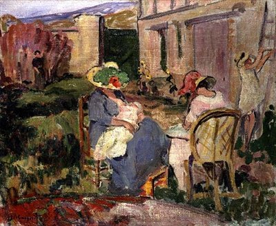 La Famille - Albert-Charles Lebourg