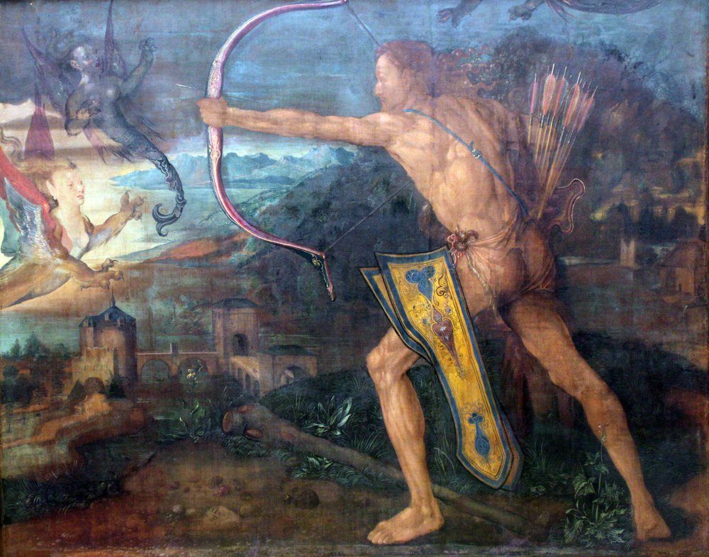 Hercule combattant les oiseaux stymphaliens - Albrecht Dürer
