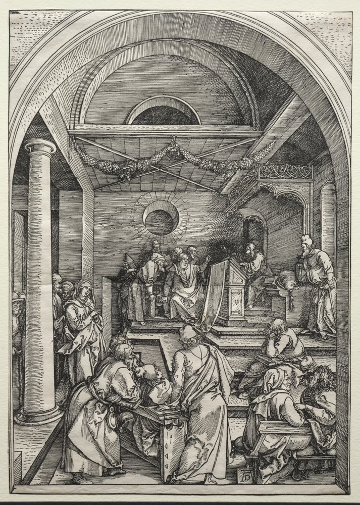 Christ disputant avec les docteurs, vers 1503-1504