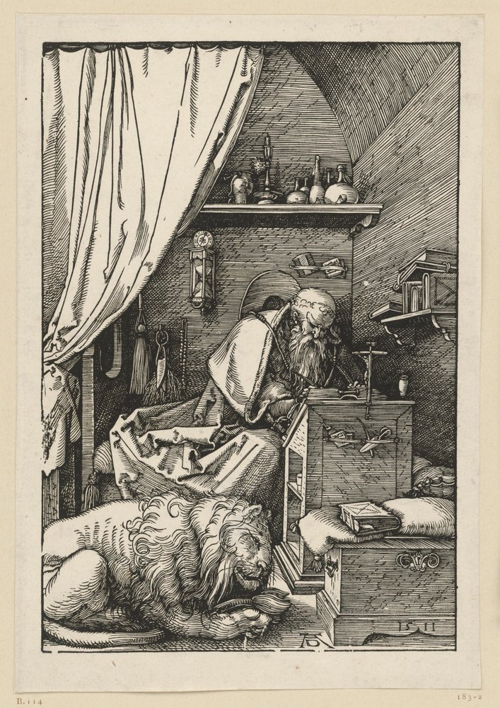 Saint Jérôme dans sa cellule - Albrecht Dürer
