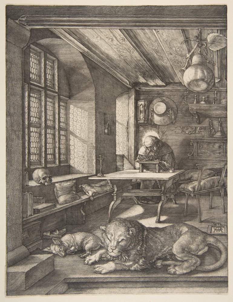 Saint Jérôme dans son étude - Albrecht Dürer