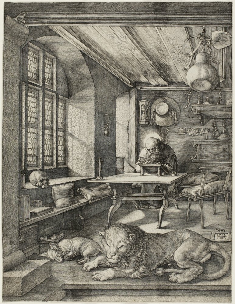Saint Jérôme dans son étude - Albrecht Dürer