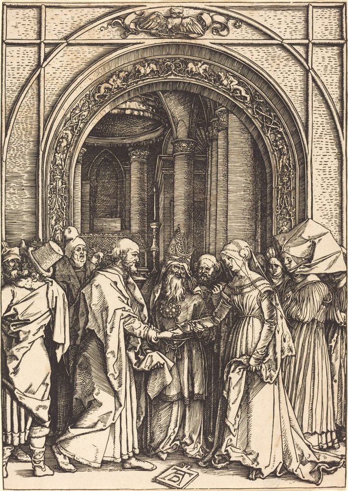 Les fiançailles de la Vierge - Albrecht Dürer
