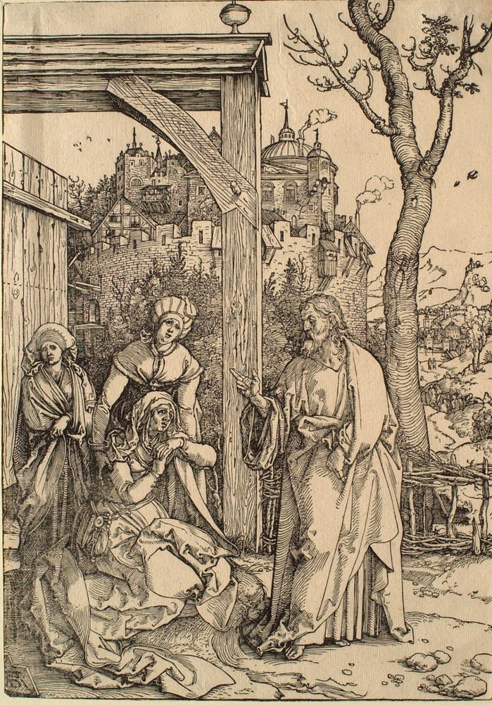 La Vie de la Vierge : le Christ prend congé de sa mère - Albrecht Dürer