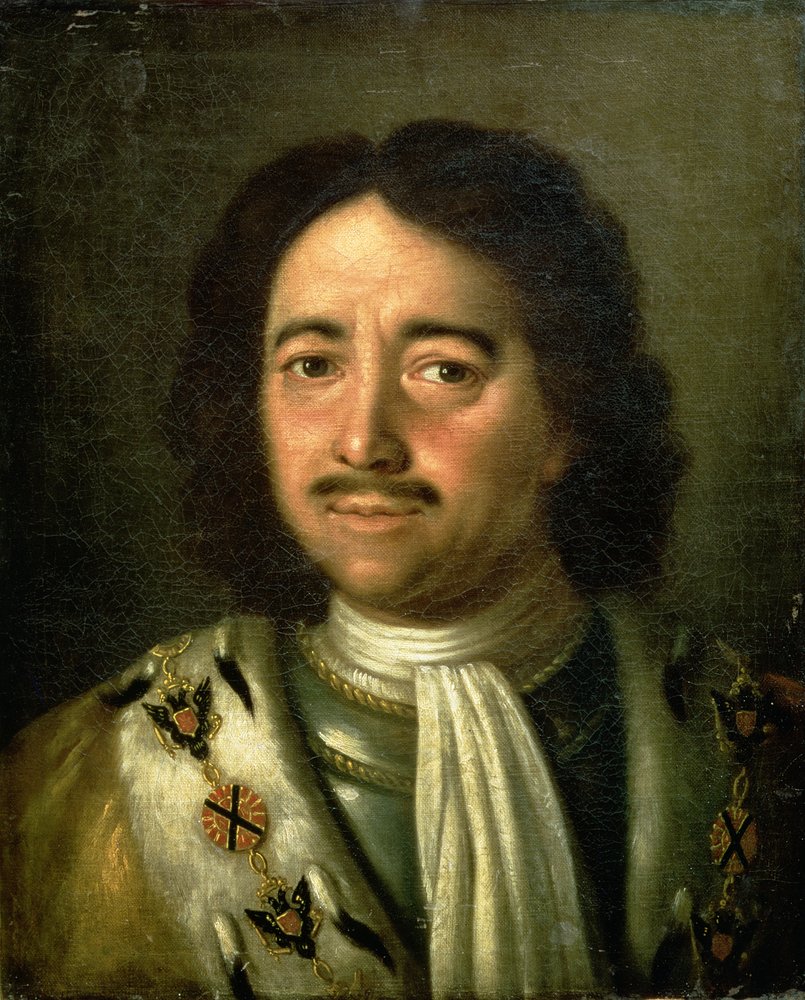Portrait du Tsar Pierre Ier le Grand (1672-1725) 1772 - Alexei Petrovich Antropov