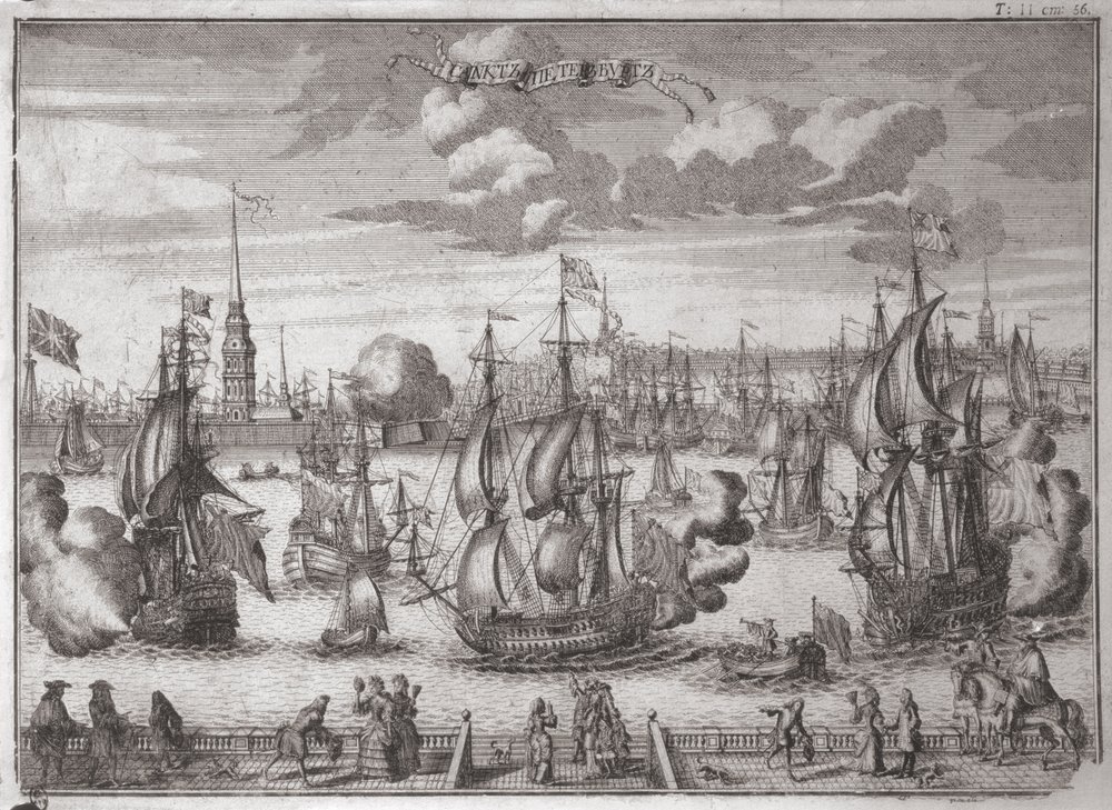 Vue de Saint-Pétersbourg, 1727 - Alexei Fyodorovich Zubov