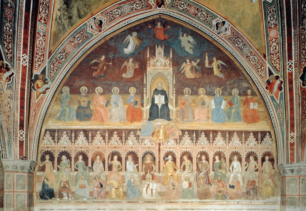 Le triomphe de la doctrine catholique, personnifiée par saint Thomas d