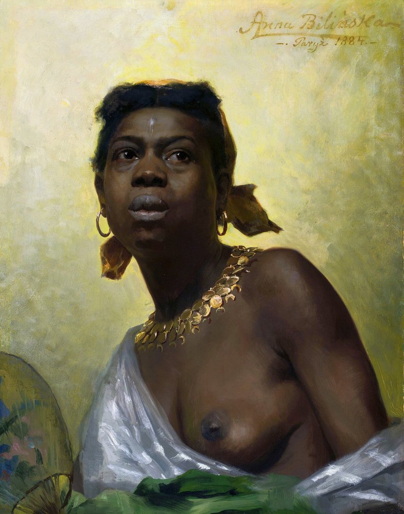 Une femme noire - Anna Bilińska-Bohdanowicz