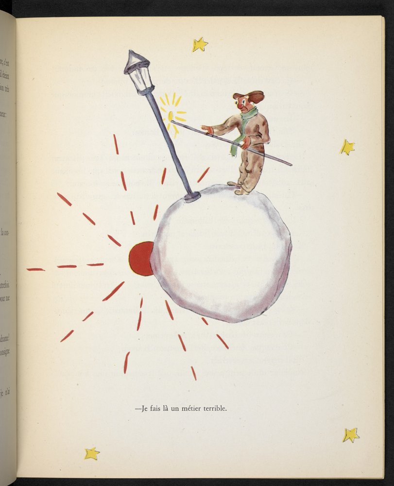 Je fais un travail terrible, illustration du Lamplighter de 