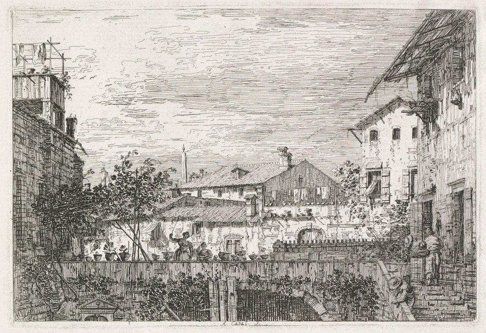 Vues : La Terrasse, 1735-1746 - Giovanni Antonio Canal