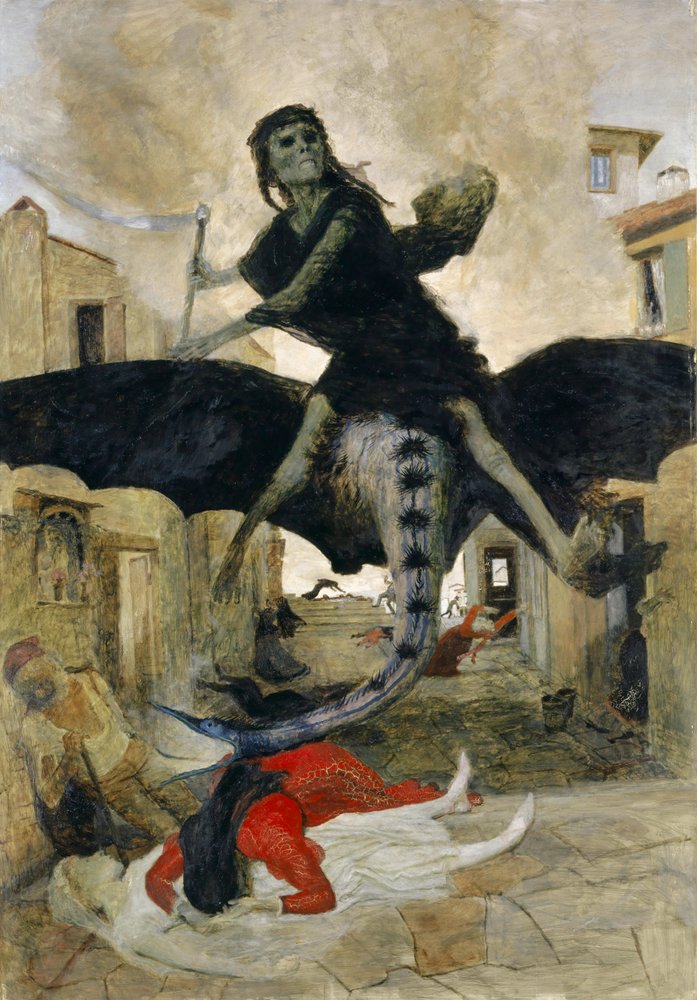 La Peste, 1898 - Arnold Böcklin