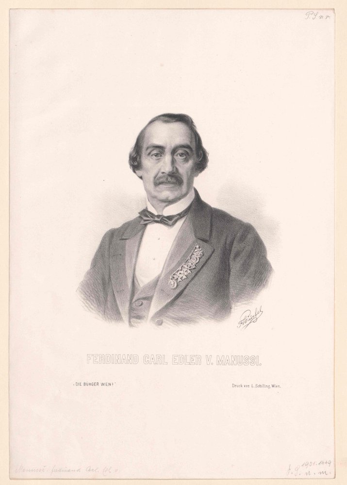 Ferdinand Karl précieux von Manussi - Artist Unknown