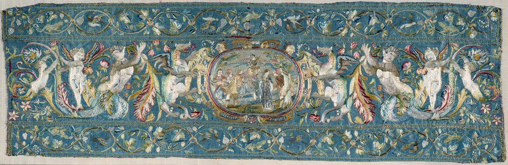 Chemin de table 16e siècle (tissage) - Artist Unknown