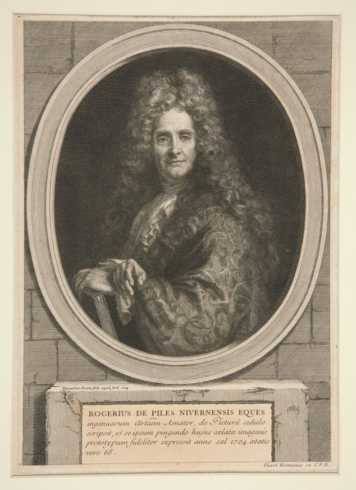 Portrait de Roger de Piles - Bernard Picart