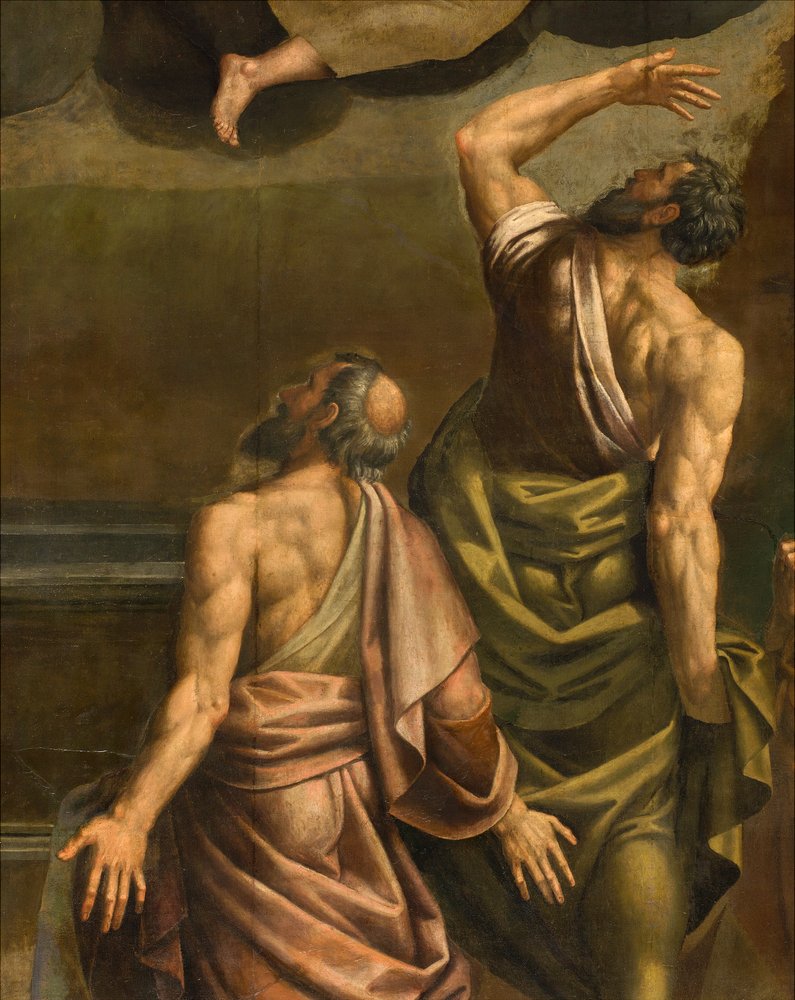 Abside, Retable de Bernardino Gatti dit Il Sojaro complété par Giovanni Battista Trotti dit IL Malosso, Assomption de la Vierge - Bernardino Gatti